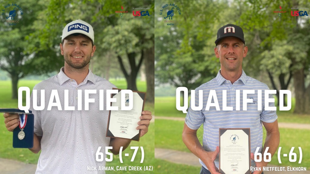 Arman and Nietfeldt Qualify for U.S. Mid-Amateur