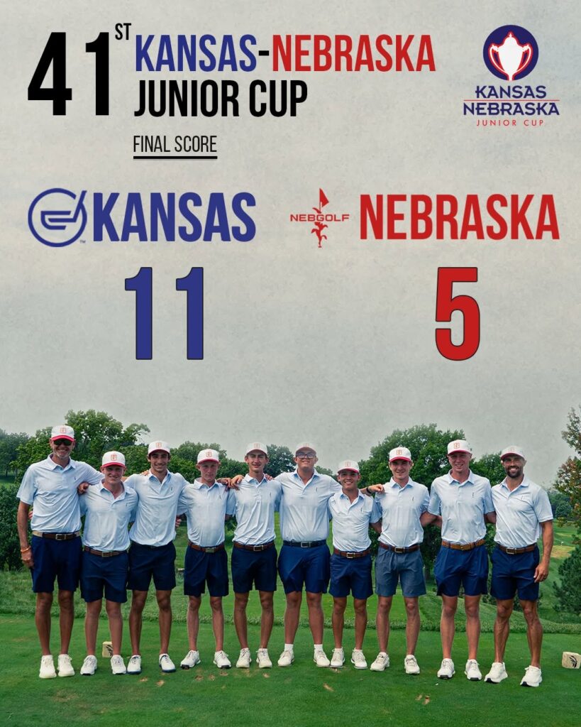 Kansas Rolls to Win 41st Kansas-Nebraska Junior Cup